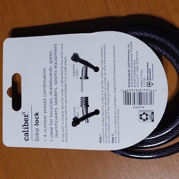 NWT Caliber bike lock - Picture 4 of 6